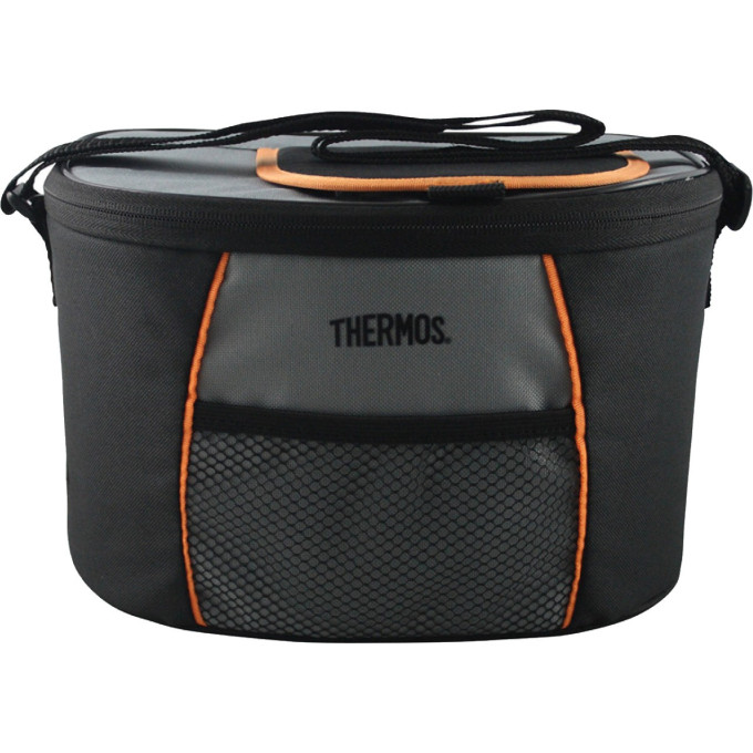 Сумка-термос Thermos E5 6 Can Cooler 4,5 л, чёрная/серая 490292